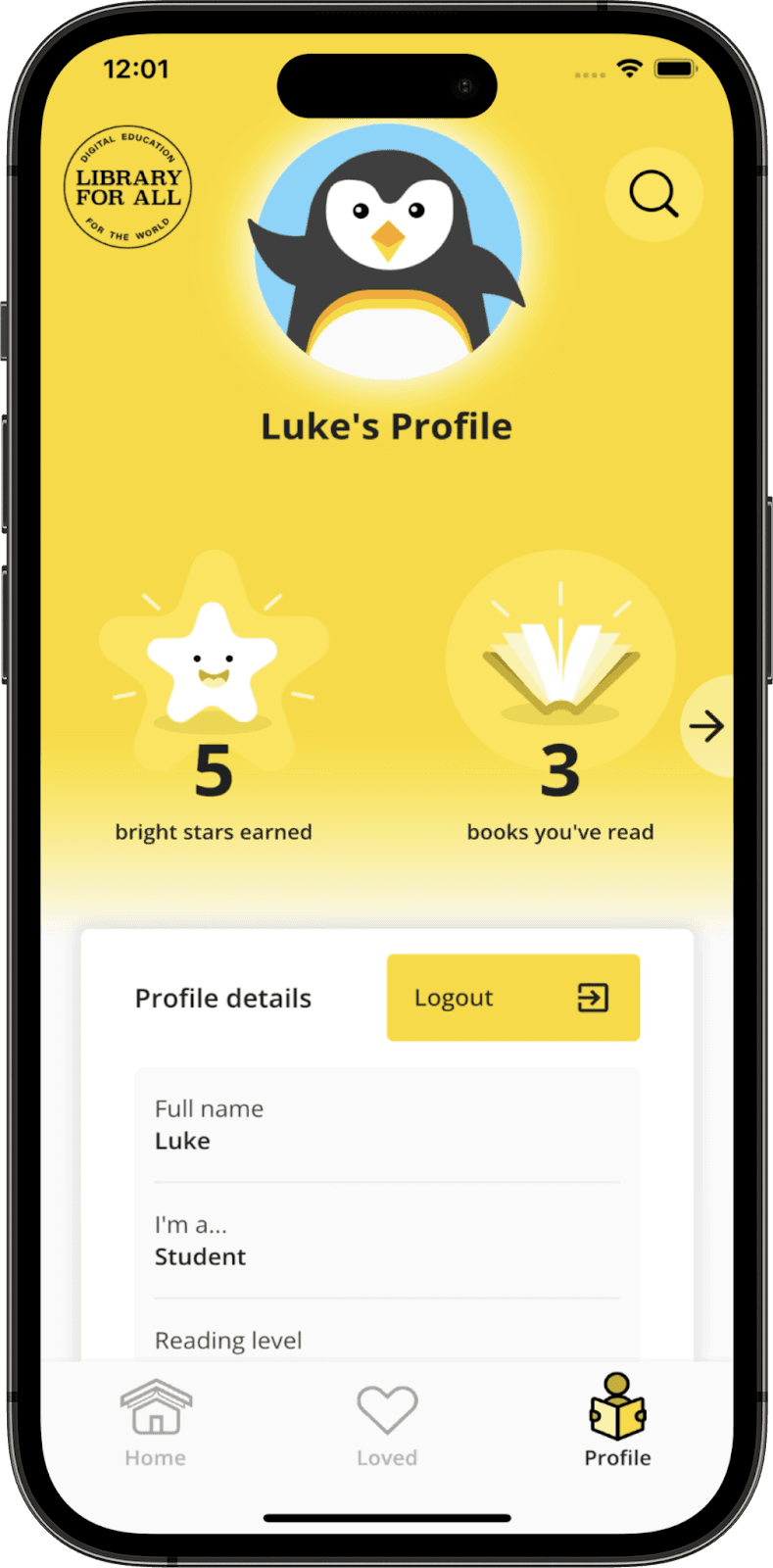 Library for All app, delivered by the people behind Donnish